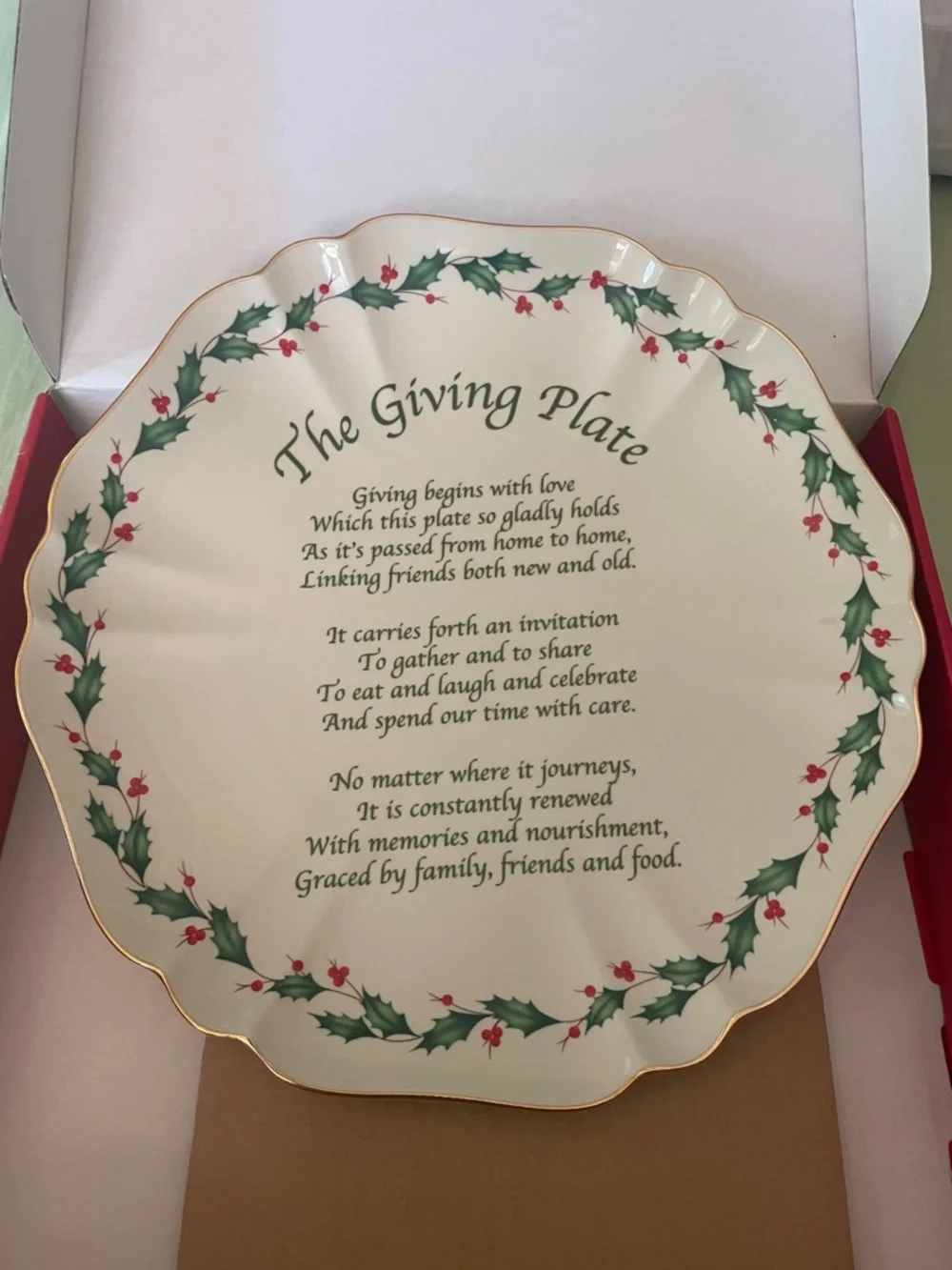 Lenox serving plate